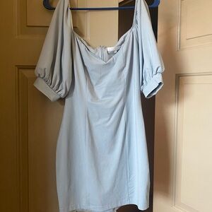Revolve blue mini dress
